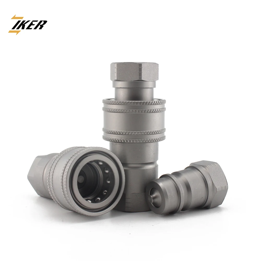 High Pressure Carbon Steel Air Quick Connect Coupler Hydraulic Quick Coupling Fitting