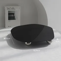 Yiscaxia Irregular acrylic mirror tray arc ornaments for photoshoot home art accessories photo props decoration