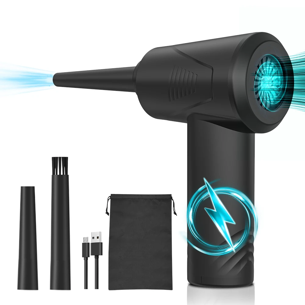 Hot Selling Electric Air Duster Portable Cleaners for Dust Blower Car Household Cleaning tools & accessories Storagebag Vacuum M