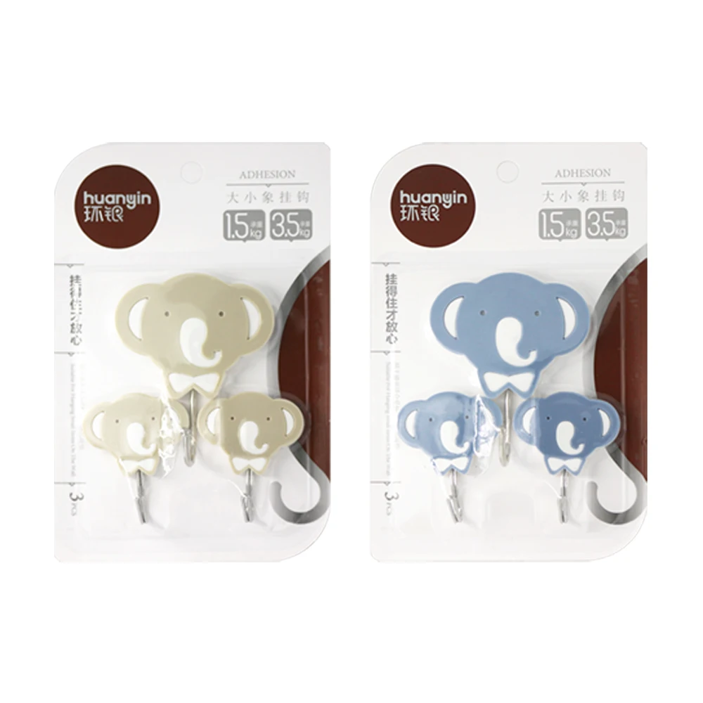 Cartoon elephant vintage wall hook hook for hanging clothes