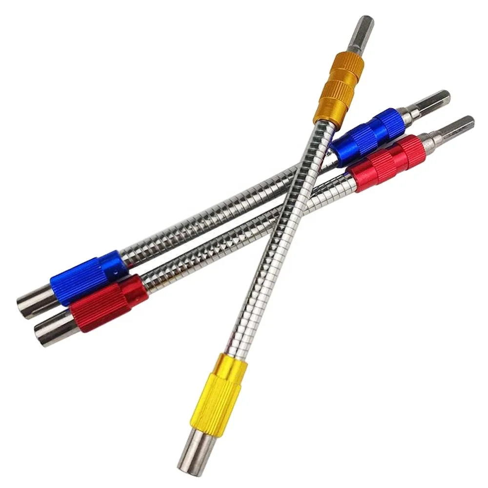 1/4 Universal Flexible Shaft 6.35mm Elastic Connection UniversalRod Multifunctional Cordless Drill Flexible Shaft
