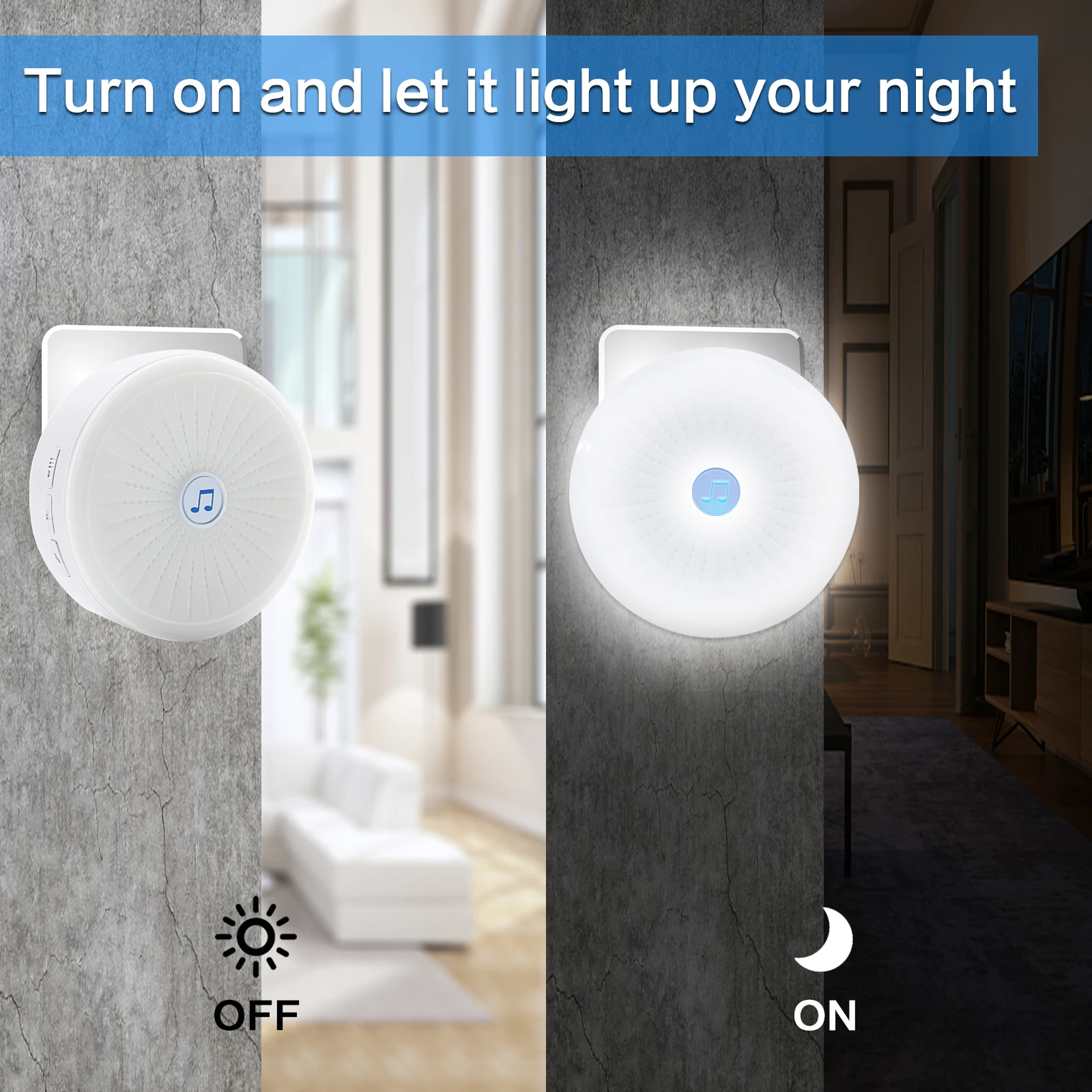 Daytech LP05 3-2 Vibration Pager Call Button Wireless Caregiver Pager for Home/Elderly/Patient Nurse Alert System