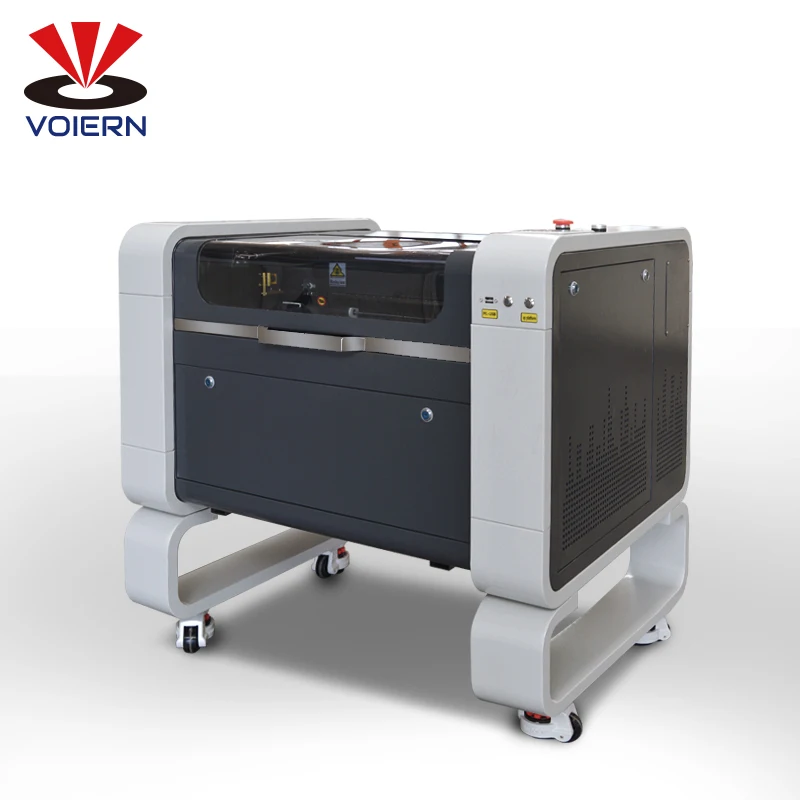 VOIERN laser engraving cutting machine for leather PU PVC engraving shoe design