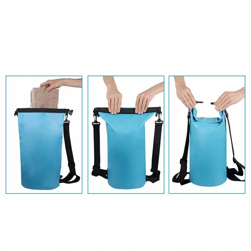 Outdoor TPU Travel Sport Hiking Ocean Pack Water Proof 10L 20L Floating Backpack Waterproof Bags Dry Bag