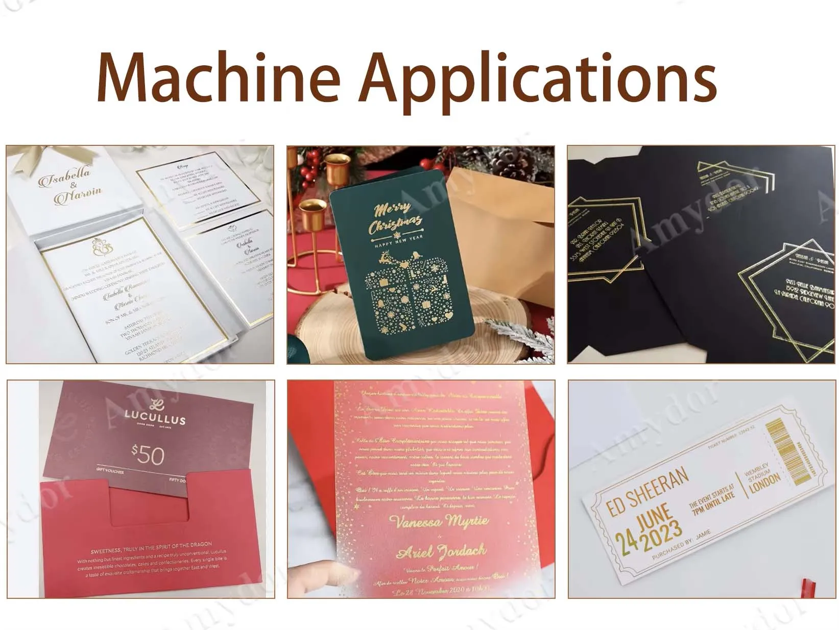 Automatic Digital Foil Printing Machine Ribbons Ribbon Thermal Printer Digital Foil Printer for Paper