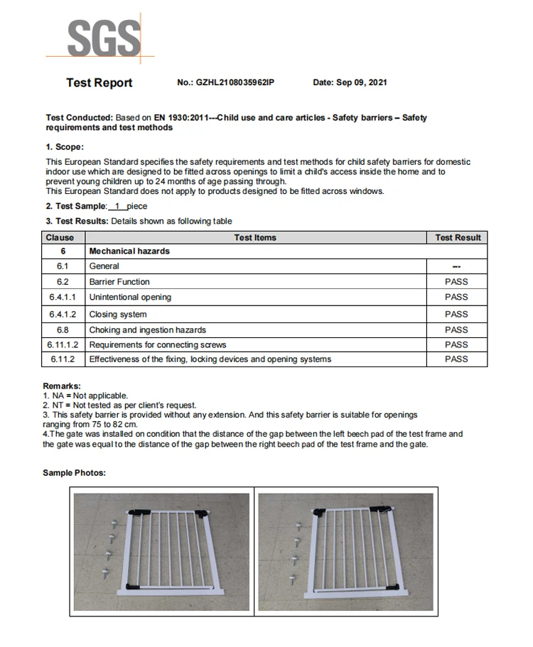 Wholesale Baby Safety Gate First Security Gate for Baby