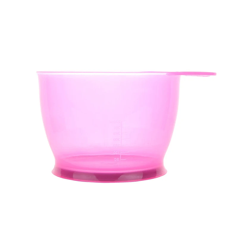 Professional wholesale salon equipment hair coloring dyeing plastic rubber non-slip colorful tint bowl
