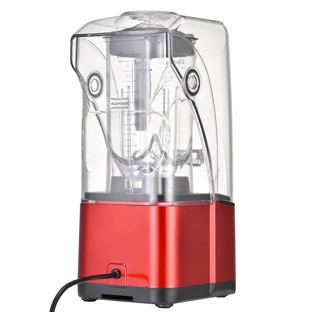 Ideagree 1.5L Commercial Silent Sound Proof Cover Enclosure Blender With Sound Cover