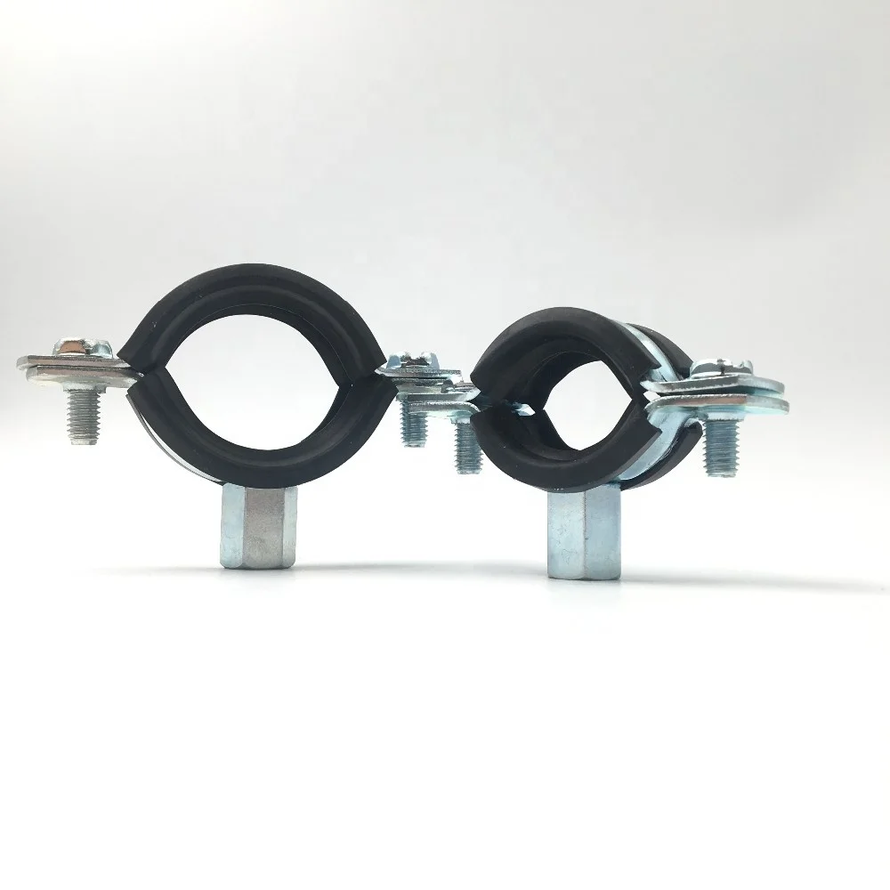 
Welding Type Clamps M8 With Rubber Pipe Clamps 
