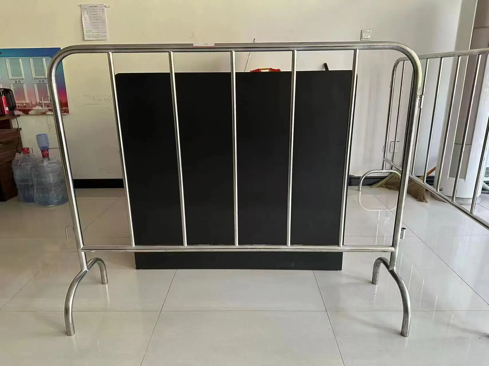 Hot Dip Galvanized 3D Model Temporary Pedestrian Barrier Active Perimeter Safety Fence for Crowd Control