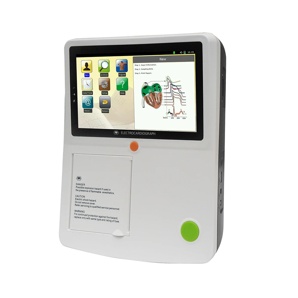 Ecg Recorder Device Holter Monitor Three Channel ECG