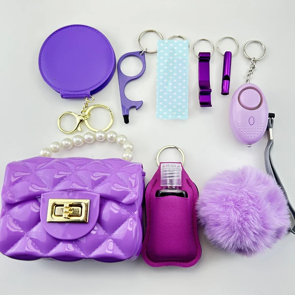 Hot Sale Womens Self Defense Keychain Accessories Bulk Girl Self Defense Key Chain