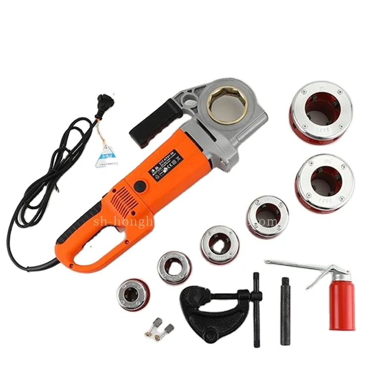 Hand-held electric threading thread Automatic Power Drive Threader construction threading machine for pipe