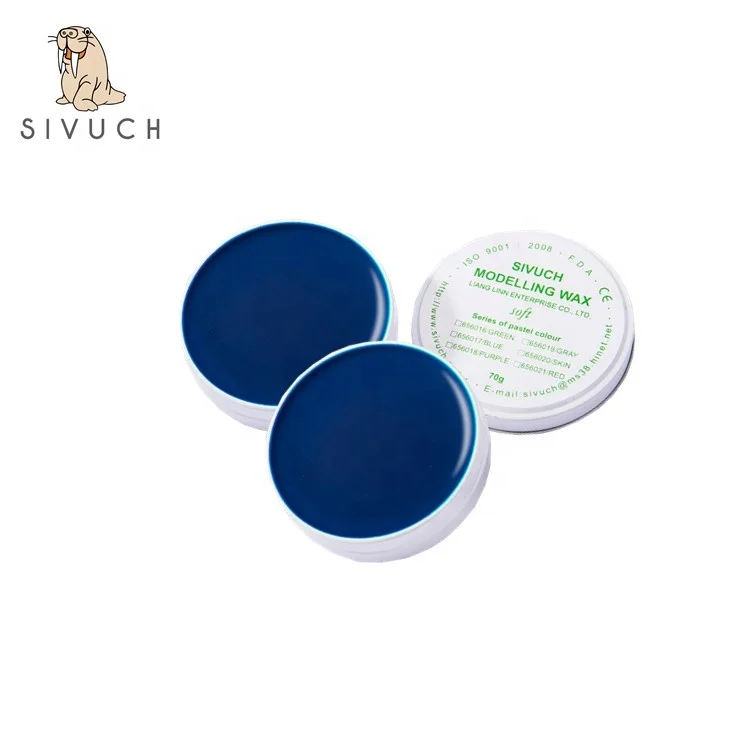 Blue bite block instruments dental wax modelling