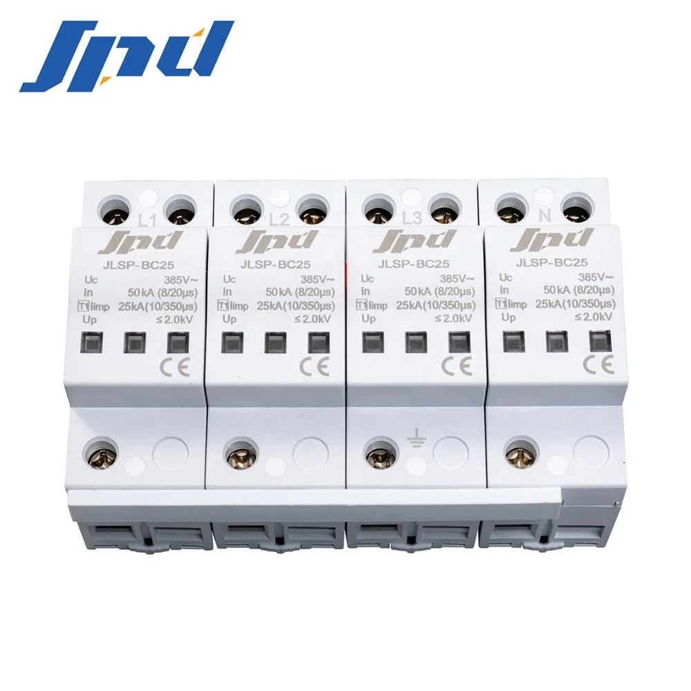 Jinli Тип 1ac устройство защиты от перенапряжения 25ka Spd