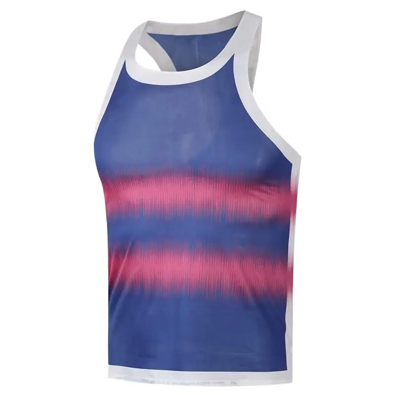 Logo Training Vest Mens Chest Bag Vest High Quality Cheap Price Suitable Customized Summer 100% Polyester Fabric Unisex Knitted