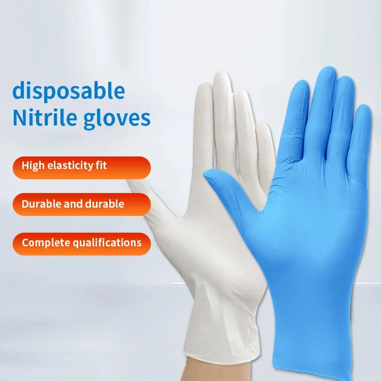 SANWEI 100/50/20PCS Purple Disposable Gloves Disposable nitrile/Vinyl Latex Examination Medical Gloves