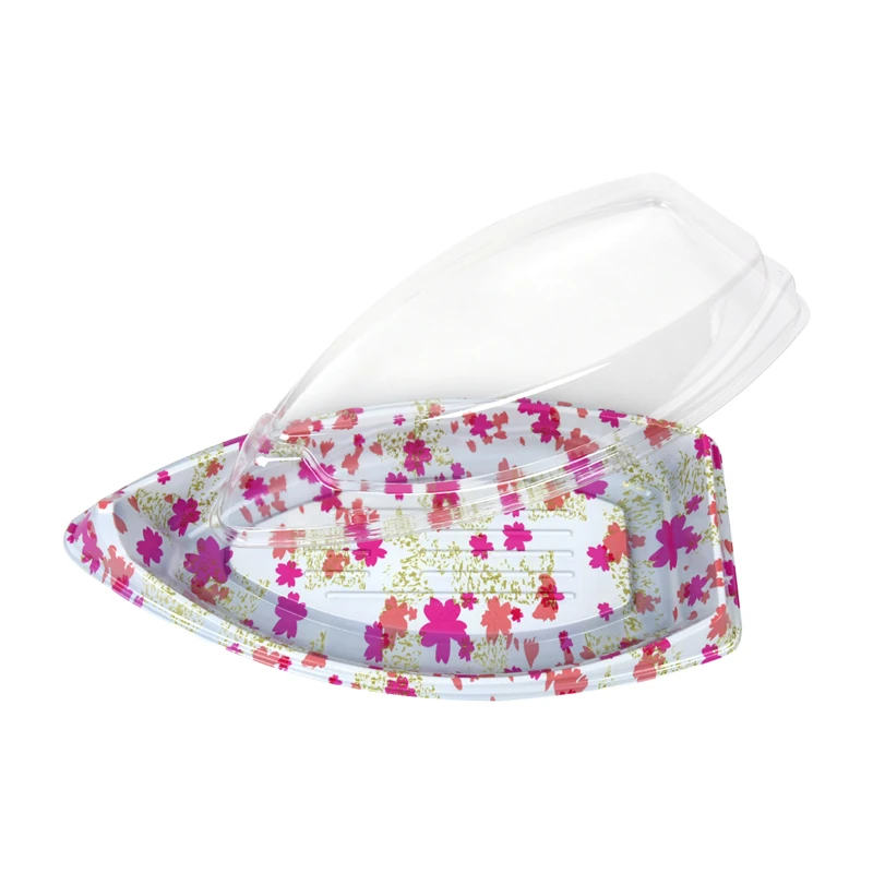 Wholesale Sushi Box Container Japanese Sushi Plastic Boat tray