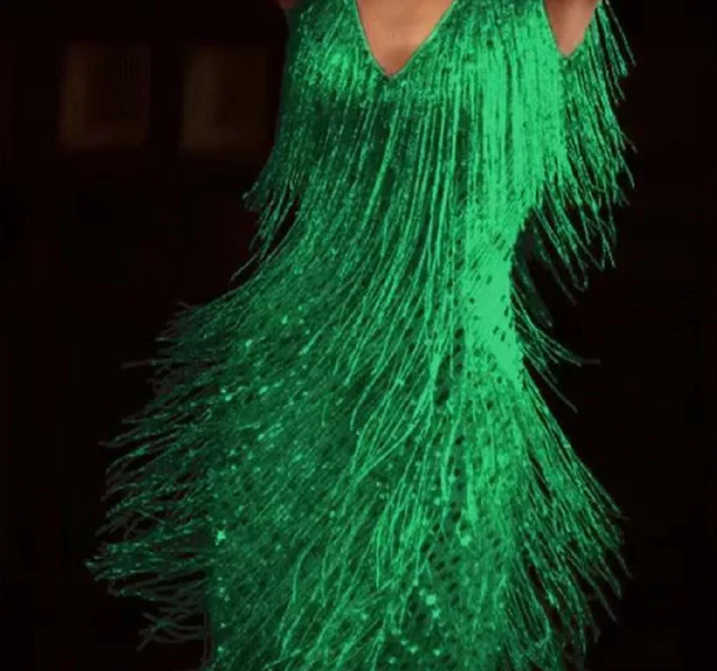 Sleeveless Sexy Sequins Flapper Tassel Dress 1920s Gatsby Cocktail Dance Evening Dresses Mini Bodycon Club Dress for Women 2023