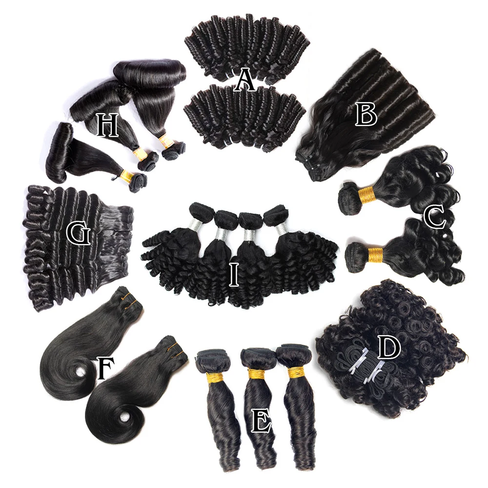 Супер двойные накладные натуральные волосы необработанные индийские в Нигерии человеческие funmi для наращивания