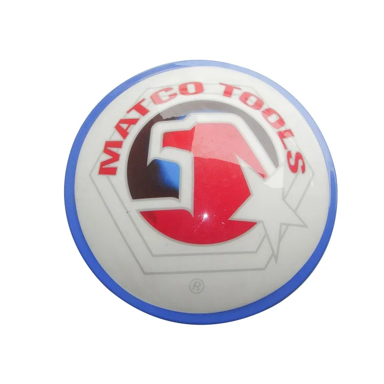 Thermoformed Ourdoor Plastic Advertisement Board LED Light Box Acrylic Round Shop Sign