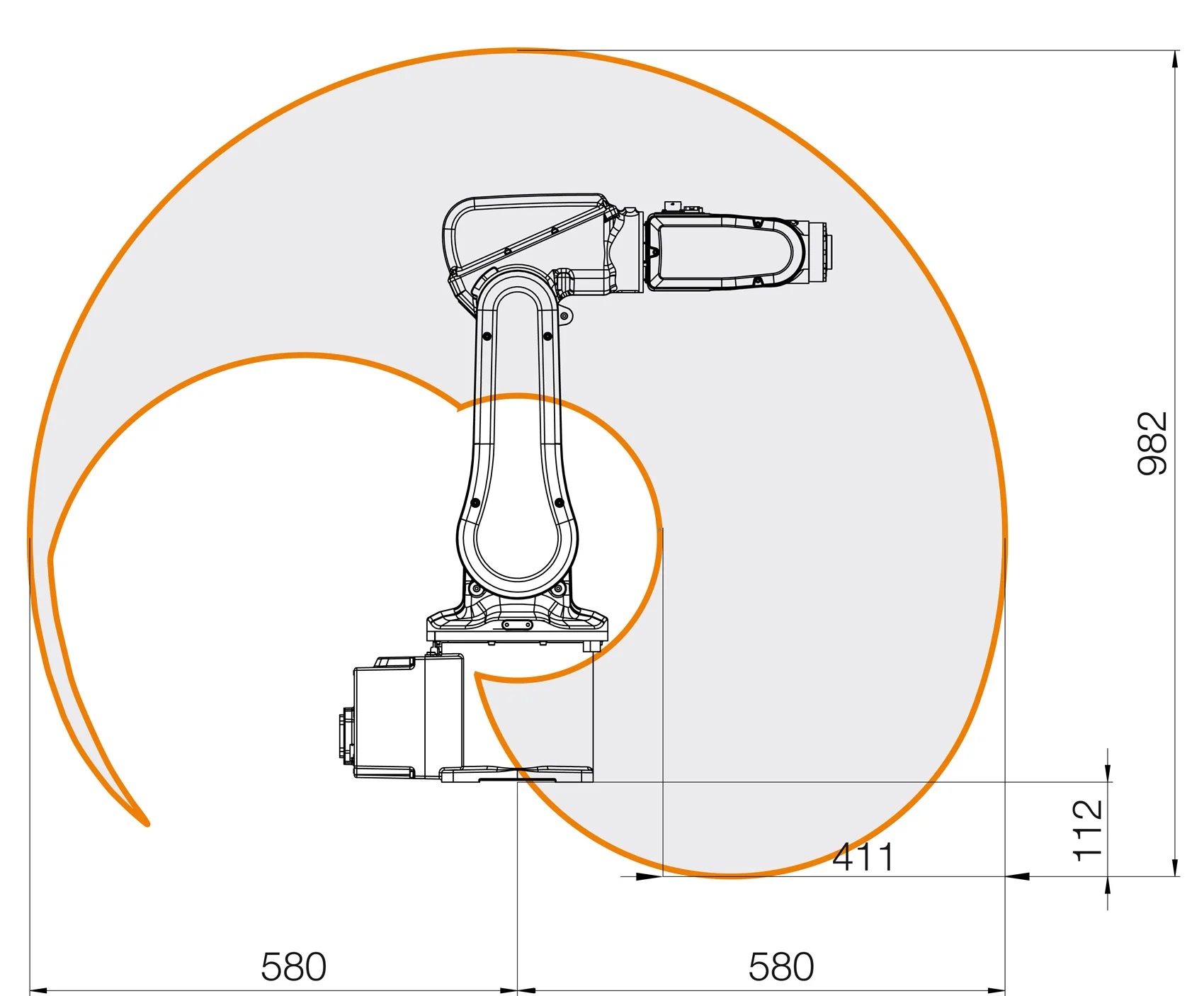 ABB latest general mini robotic arm 6 axis IRB 120 used for handling and assembly robotic arm