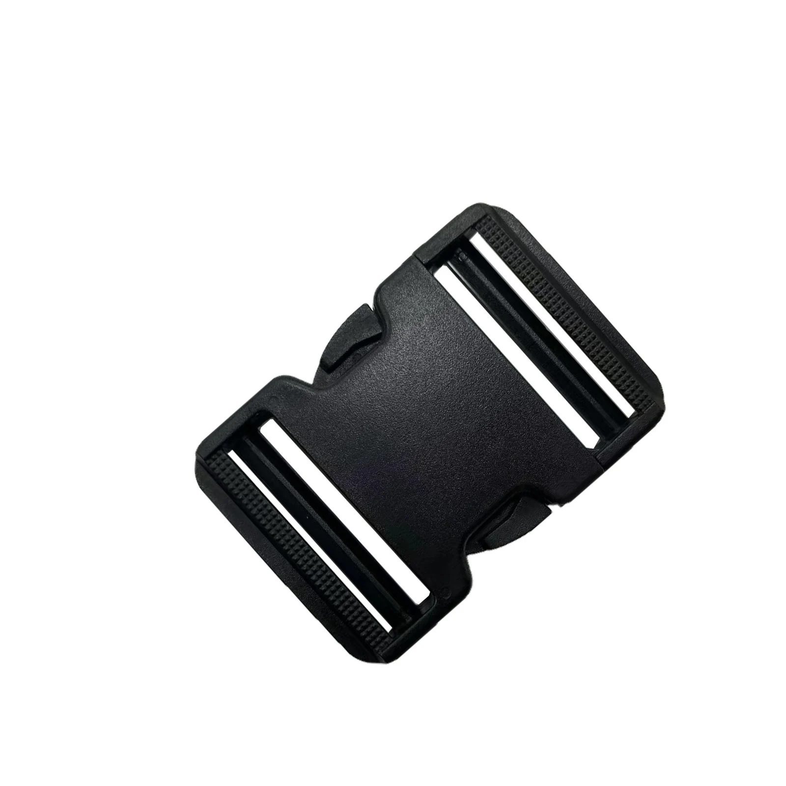 2 inch Adjustable with gears on both sides tri-glide Luggage Strap Belt Clip Whistle Plastic Side quick Release Buckle Clips