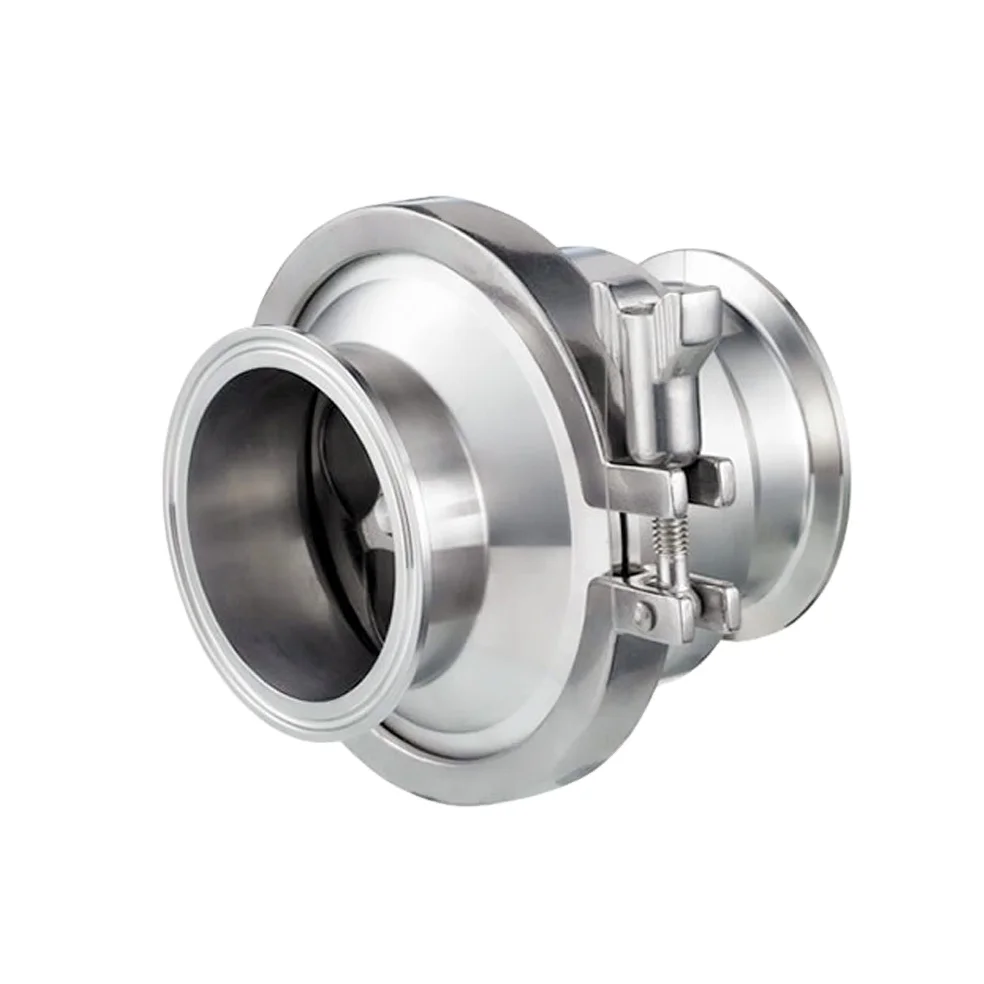 Stainless Steel Spring Non Return Sanitary Double Check Valve