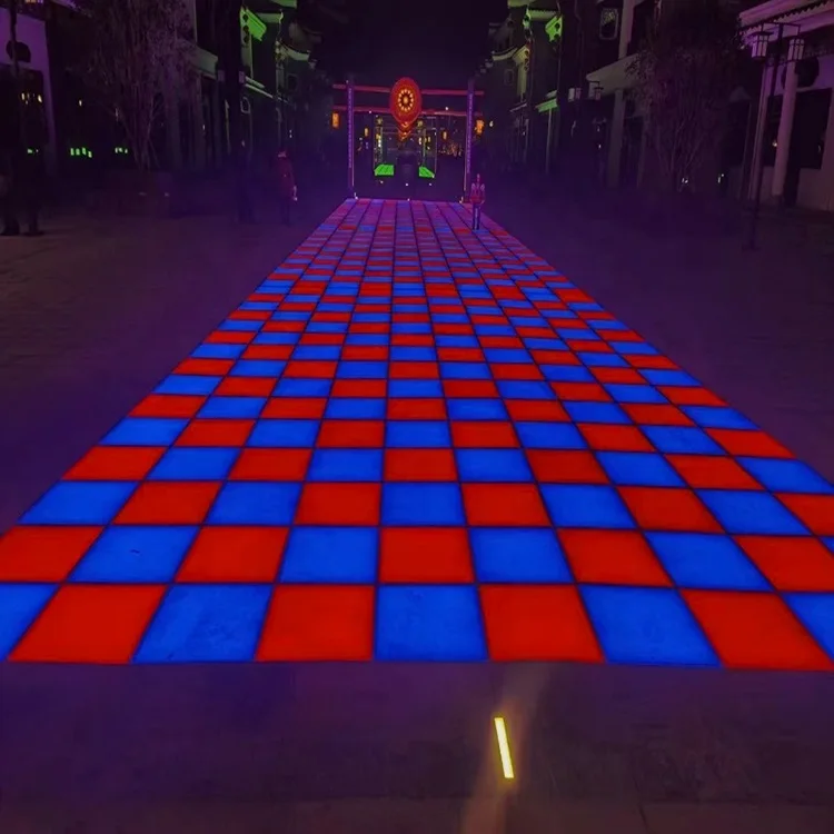 High Quality Professional Design Programmable LED Sensitive Dyeing Dance Floor for Disco