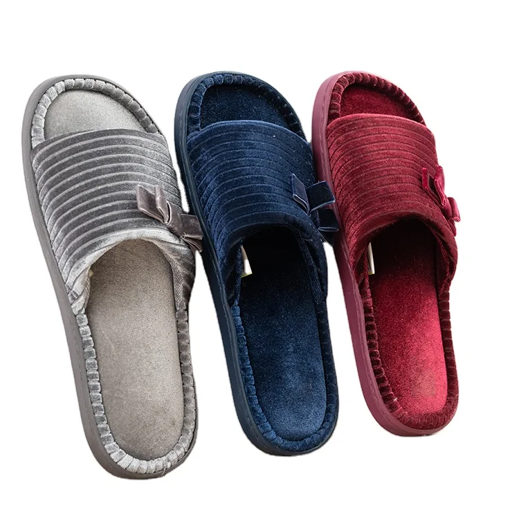 Easy to use high quality practical soft fitting indoor room slipper spring autumn home slippers for women