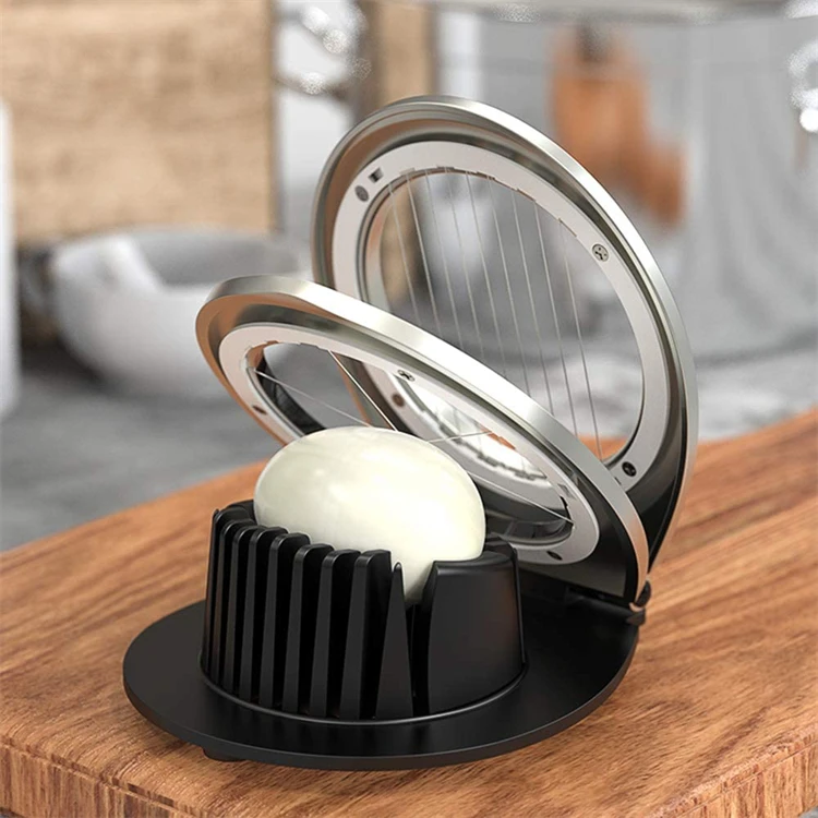 Egg Slicer Heavy Duty Slicer for Strawberry Fruit Garnish Slicer Stainless Steel Wire with 2 Slicing Styles