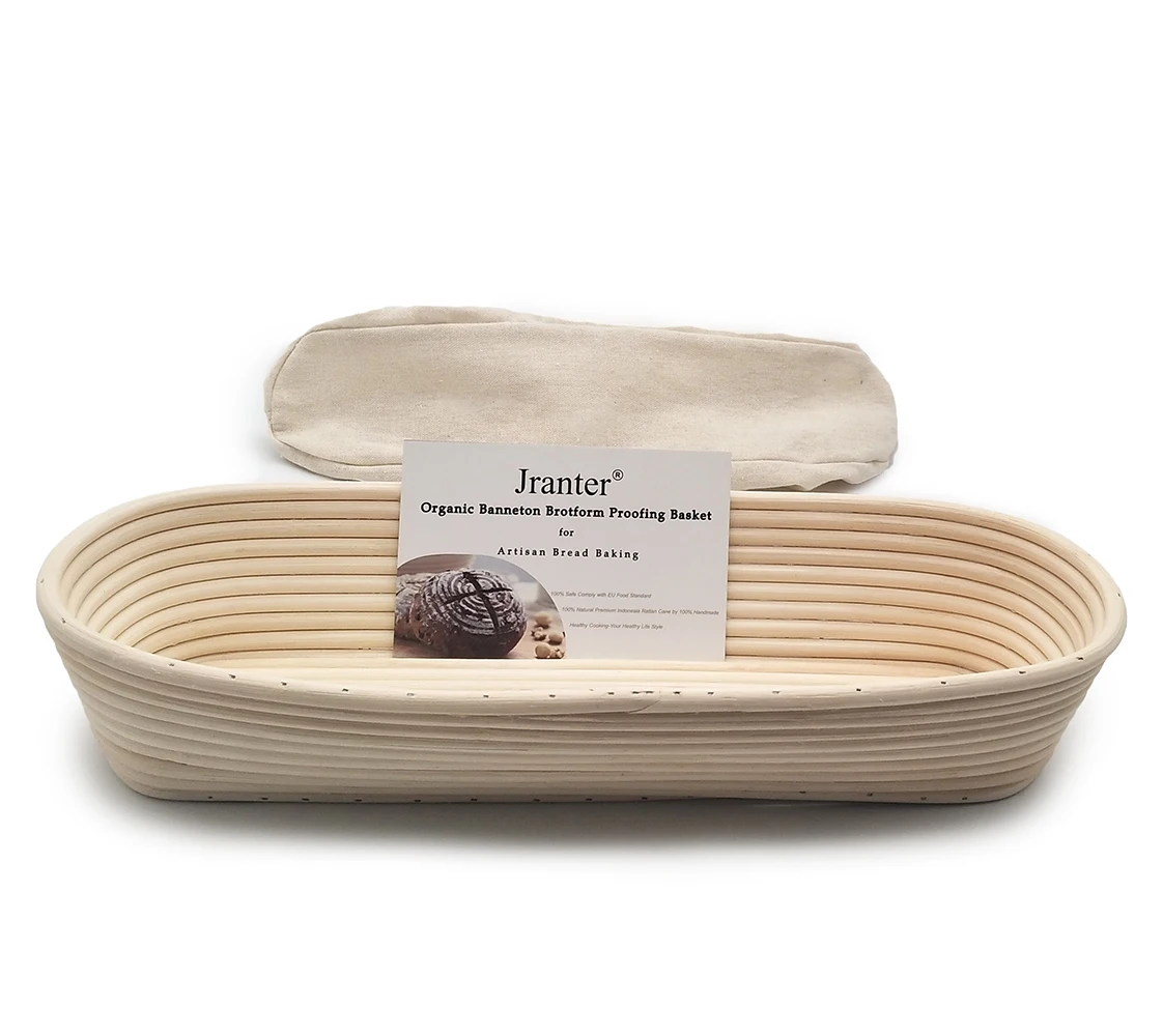 Handmade Craft Durable Round/Rectangle Nature Wood Bread Proofing Basket