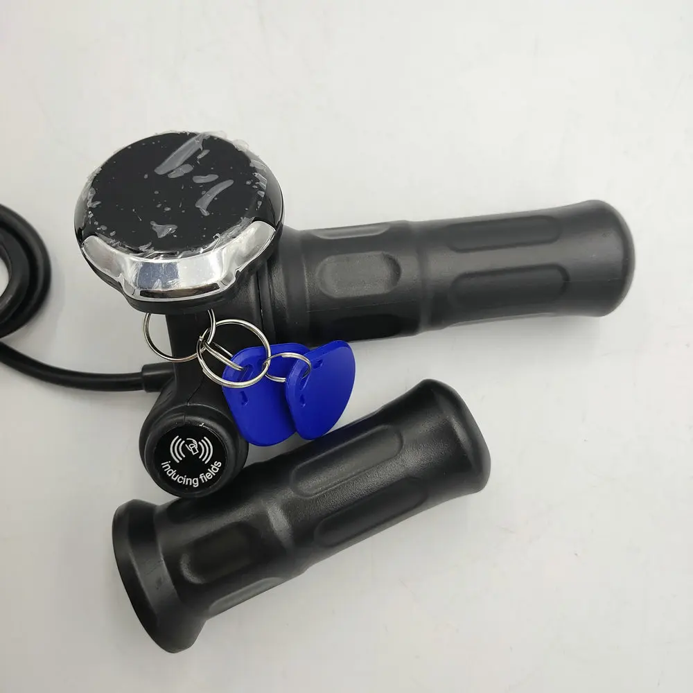 Twist Throttle With Induction Lock+Display 24v36v48v60v Speed Voltage Battery Indicator Electric Bike Scooter MTB Tricycle Part