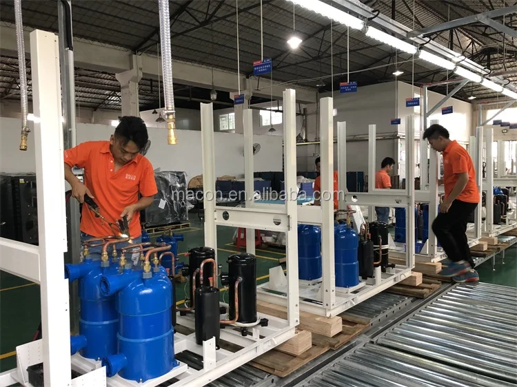 75KW air to water heat pump for pool industrial commercial air source pool water heater