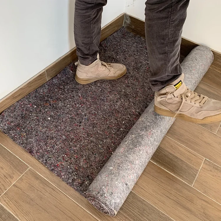 PE Coated Needle Punched Nonwoven Fabric Fleece Blanket Waterproof Painter Cover Felt