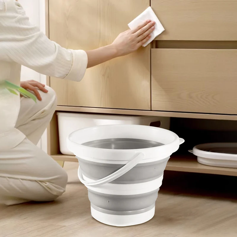 Handiness Portable Kitchen Washing Bowl Plastic Baby Washbasin Traveling Lightweight Foldable Basin