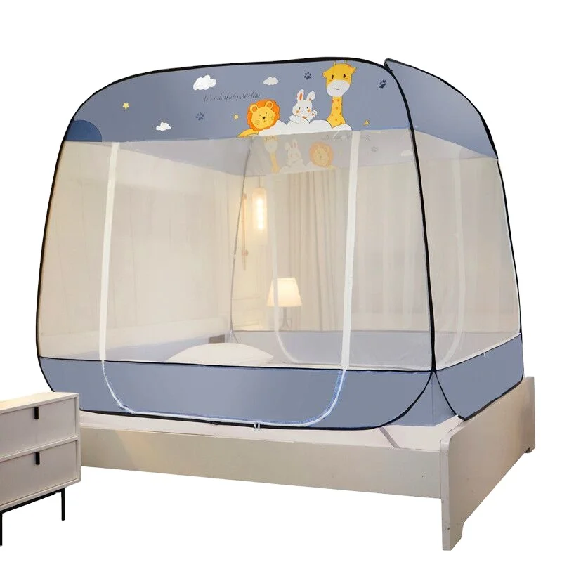 No need to install Foldable mosquito net auto stand pop -up mosquito net