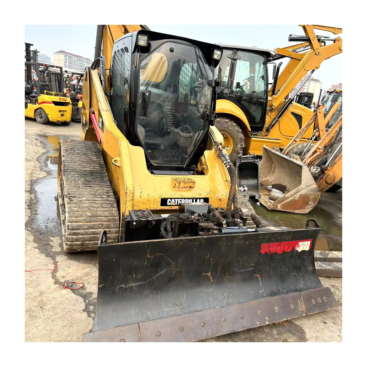 Very Good Condition Mini Sliding Car Used Caterpillar Cat 247b High-performance Machinery 3 Ton for Working on Sale