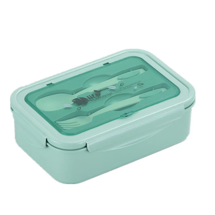 Yongli Reusable Food Grade Lunch Box Divider Premium 3 Compartment Silicone Collapsible With Spoon And Fork