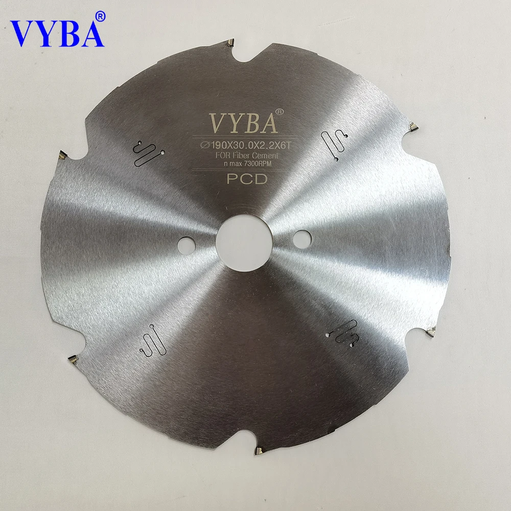 Professional saw blades supplier 190 mm size PCD diamond cutting saw blades For cutting Fiber Cement