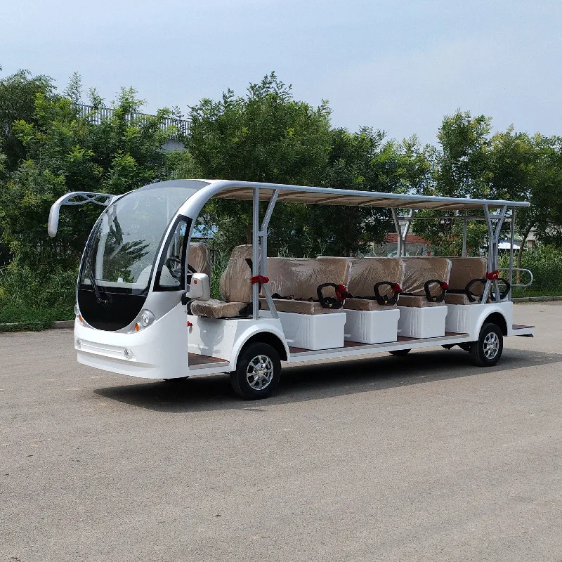 16 Seats Electric Sightseeing Car 14 Seats Sightseeing Bus for Sale