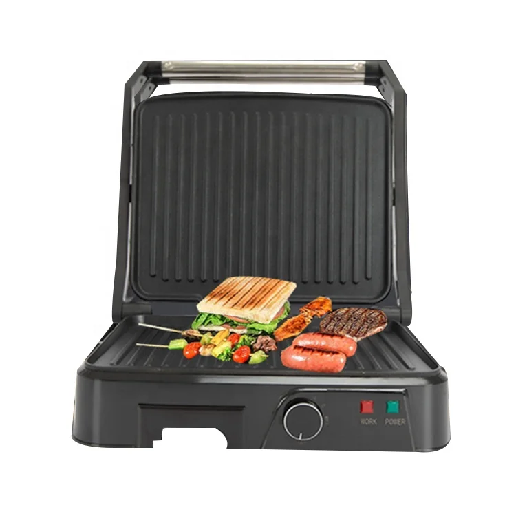 Electric Portable Mini Pancake Maker Steak Grill Pan Machine Electric Contact BBQ Grills