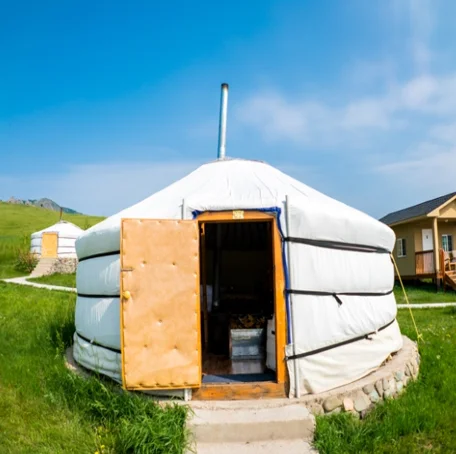 High quality canvas waterproof yurt for residential camping weddings