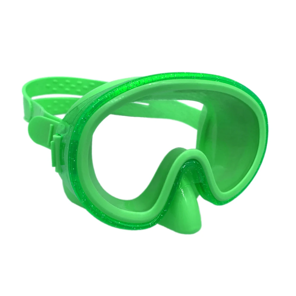 ZLF PVC Child diving goggles anti-fog cute One-piece frame waterproof durable wide angle colorful diving glasses M003