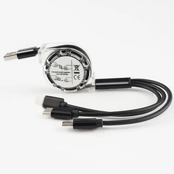 Factory 3In1 Retractable Micro USB Type C Multi Charger Cable For Galaxy Plus Mobile Phone Cables Charging Cabel Cord