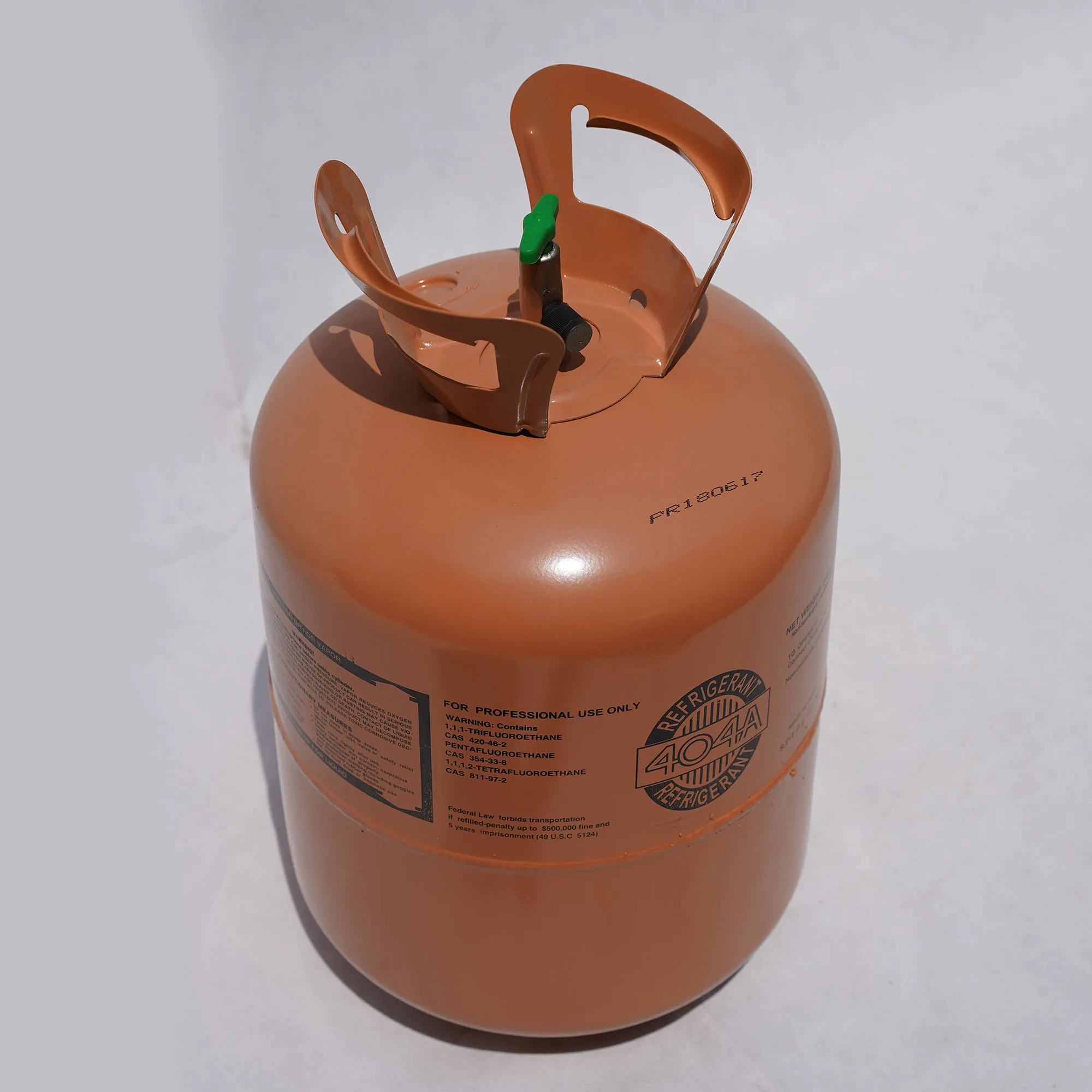 Factory provide refrigerant gas R404a with disposable cylinder r404a