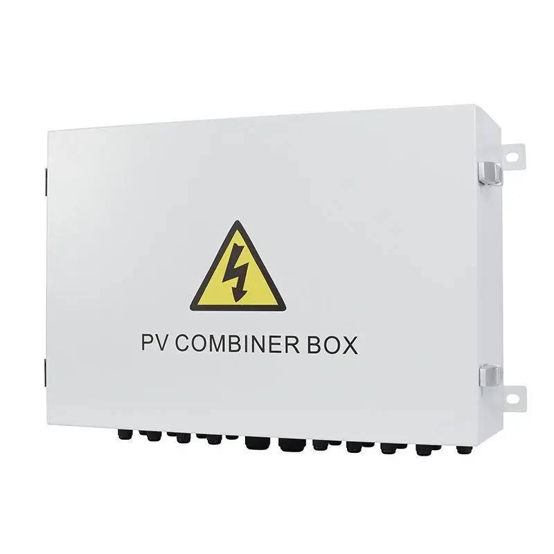 Solar PV Combiner Box for 1 String solar panel DC 1000V 1in 1out with DC isolator switch 15A gpv Fuse