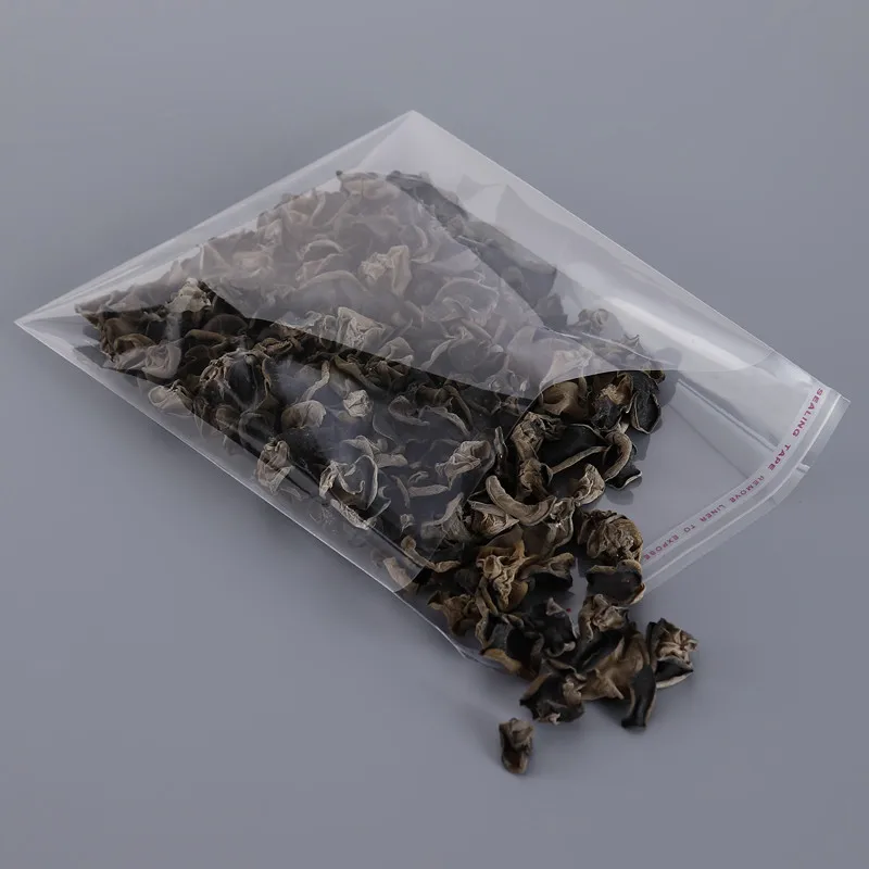 100 Pcs Manufacturers Biscuit Packing Printing OPP Cellophane Logo Self Adhesive Packaging Opp Bags For Clothing