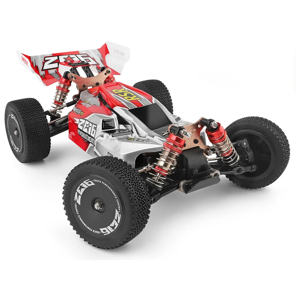 Wltoys 144001 1:14 2 4G 4WD высокоскоростной гоночный автомобиль модели автомобиля 60 км/ч Аккумулятор 7 4 в 2600 мАч Модель с дистанционным