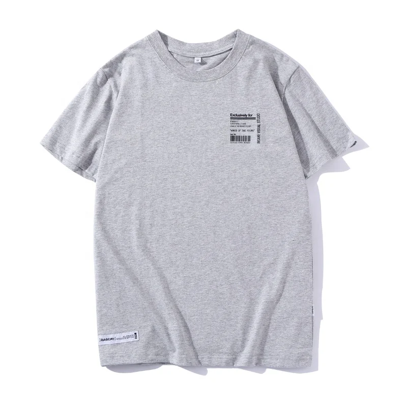 china products manufacturers fashionable Plain cotton sublimation printing 100 cotton t shirt europe Round Neck brand Women